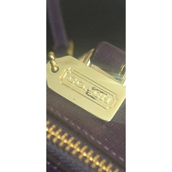 NWT VTG Coach Saffiano Mini Purple Ladies Purse - Picture 10 of 10